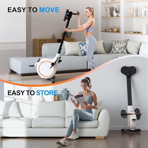 2025 Upgraded Rowing Machine,Magnetic Rowing Machines for Home with 300lb Weight Capacity,32-Levels Quiet Adjustable Resistance,Compact Rower Machine with Tablet Holder,Bluetooth&App Compatible in Saudi Arabia