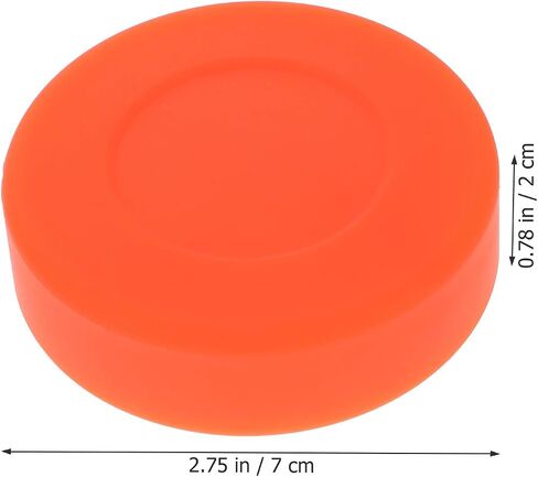 HANABASS 4pcs Hockey Pucks for Outdoor, Official Size & Weight Rubber Pucks for Indoor/Outdoor Practice, Training & Street Hockey in Saudi Arabia