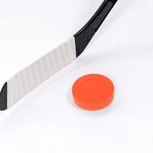 HANABASS 4pcs Hockey Pucks for Outdoor, Official Size & Weight Rubber Pucks for Indoor/Outdoor Practice, Training & Street Hockey in Saudi Arabia