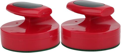 CHICIRIS Table Hockey Pushers Pucks Set Ergonomic Design Red Large Size for Intense Gaming Experience in Saudi Arabia