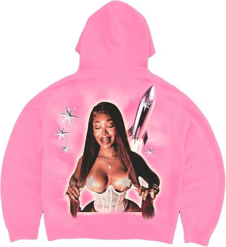Summer Walker womens Summer Walker Official Merch Over It Zip Up Hoodie in Saudi Arabia