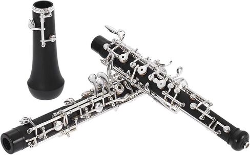 Oboe Parts Black Synthetic Wood C Key Oboe Semi-Automatic Style Silver Plated Keys Woodwind Instrument in Saudi Arabia