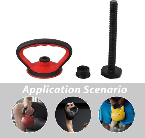 Adjustable Kettlegrip Attachment for Home Gym Training Convert Dumbbells to Kettlebells Compact Design Multi-functional Grip Handle Stable Connection for Weight Lifting in Saudi Arabia