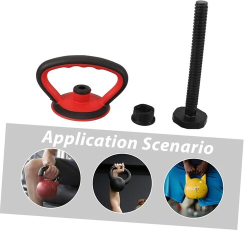 Adjustable Kettlegrip Attachment for Home Gym Training Convert Dumbbells to Kettlebells Compact Design Multi-functional Grip Handle Stable Connection for Weight Lifting in Saudi Arabia