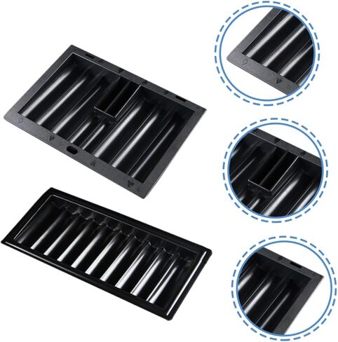 UPKOCH 2pcs Plastic Poker Chip Tray Lid Thick Table Chip Rack for Game Night Poker Tournaments and Social Gatherings in Saudi Arabia
