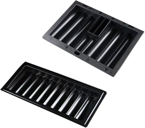 Sosoport 2Pcs Poker Chip Storage Tray Plastic Table Chip Holder for Gaming Organize and Tidy Your Tabletop for Chips Easy to Use and Clean in Kuwait