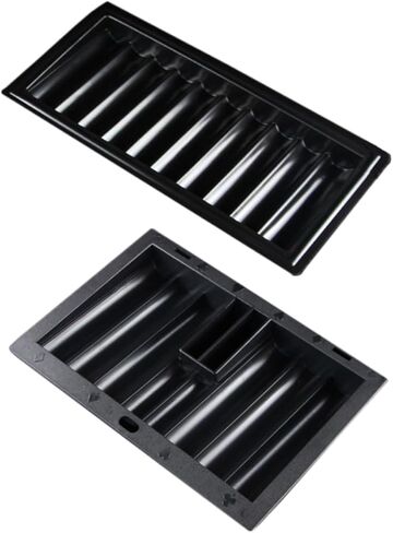 GALPADA Thick Plastic Poker Chips Tray Set of 2 Poker Chip Holder for Table for Games and Tournaments Sturdy and Easy to Clean in Kuwait