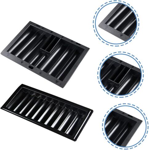 GALPADA Thick Plastic Poker Chips Tray Set of 2 Poker Chip Holder for Table for Games and Tournaments Sturdy and Easy to Clean in Kuwait