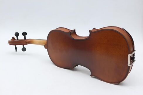 Generic 16inch Full Size Black Viola Maple Spruce Wood Ebony Fittings with Viola Case Bow (Brown) in Saudi Arabia