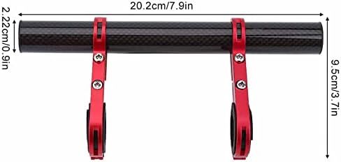 VGEBY Bike Handlebar Extender, Double Carbon Extension Mount with Aluminum Alloy Bracket (Red) Handlebar Extension Extender in Saudi Arabia