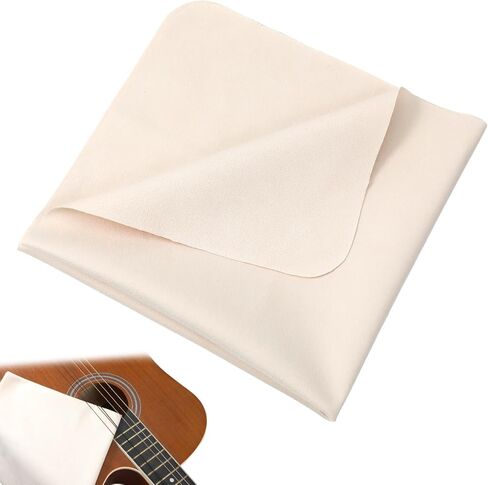 String Instrument Cleaning Cloth for Flute Violin Guitar Clarinet, Orchestral Micro-fiber Polishing Cloth Soft Multifunctional for Instrument Finishes, 15.7" x 15.7" in Kuwait
