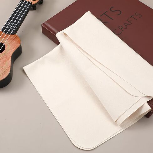 String Instrument Cleaning Cloth for Flute Violin Guitar Clarinet, Orchestral Micro-fiber Polishing Cloth Soft Multifunctional for Instrument Finishes, 15.7" x 15.7" in Kuwait
