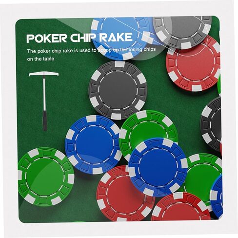 Portable Poker Chip Rake Chips Collecting Rod Harrow for Poker Game Rake in Saudi Arabia