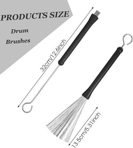 6 Inch Cowbell And Cowbell Clamp, Cowbell Holder Percussion Accessory, Adjustable Drum Cowbell Mount for Bass Drum Hoop Up or Down And Drum Brushes in Saudi Arabia