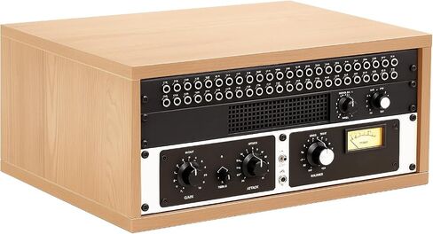 4U Wooden Studio Rack for Pro Audio Gear 4u Audio Rack Case in Oak Finish Compact Efficient Desktop Storage Protect Equipment Studio Control Home Room Use (Wood) in Saudi Arabia