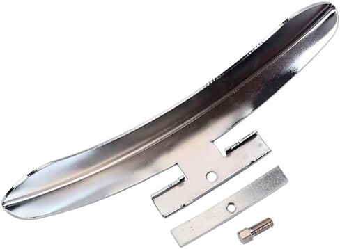 VANZACK Zinc Alloy Banjo Armrest Single Leg Design Durable Replacement Part for Vintage Model Banjos Polished Silver for Music Lovers and Restoration Projects in Saudi Arabia