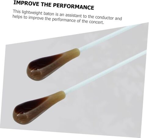 2pcs Music Conductor Durable Resin Show Performance for Concerts Flexible and Practical Design for Orchestras and Musicians Safe and Stylish Conducting Tools in Saudi Arabia