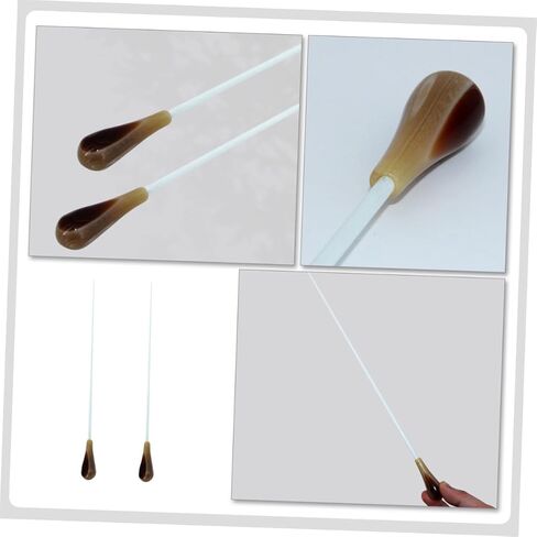 BESPORTBLE 2pcs Music Resin Performance Conducting Sticks for Orchestra Concerts Lightweight Design Durable and Stylish Conductor Tools Enhance Show Performance in Saudi Arabia