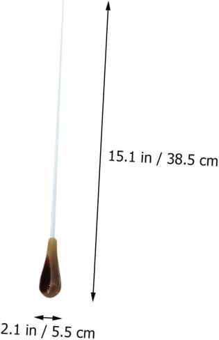 BESPORTBLE 2pcs Music Resin Performance Conducting Sticks for Orchestra Concerts Lightweight Design Durable and Stylish Conductor Tools Enhance Show Performance in Saudi Arabia