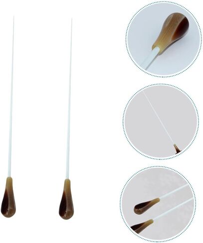 BESPORTBLE 2pcs Music Resin Performance Conducting Sticks for Orchestra Concerts Lightweight Design Durable and Stylish Conductor Tools Enhance Show Performance in Saudi Arabia