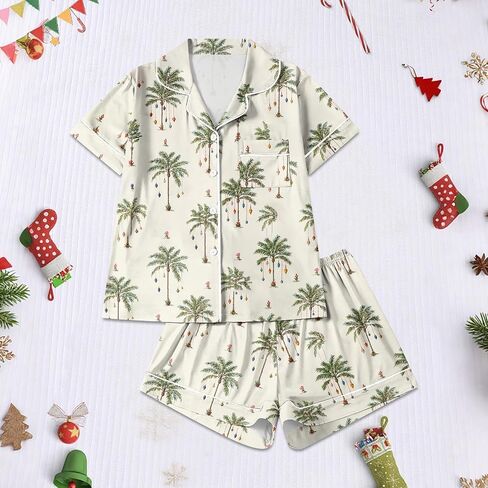 Halloween Pajamas Women Costumes 2025 Pjs 2 Piece Ghost Pumpkin Print Shirts and Shorts Pajama Set Lounge Sleepwear in Saudi Arabia