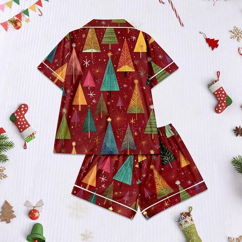 Halloween Pajamas Women Costumes 2025 Pjs 2 Piece Ghost Pumpkin Print Shirts and Shorts Pajama Set Lounge Sleepwear in Kuwait