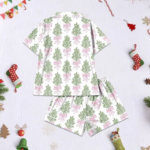 Halloween Pajamas Women Costumes 2025 Pjs 2 Piece Ghost Pumpkin Print Shirts and Shorts Pajama Set Lounge Sleepwear in Saudi Arabia
