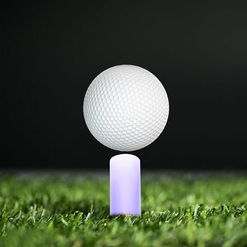 DECHOUS 5Pcs Rubber Golf Tees Purple Marble Pattern Stable Ball Holders for Driving Range Practice Mats Lightweight Convenient Golf Ball Tees for Consistent Swing and Accuracy in Saudi Arabia