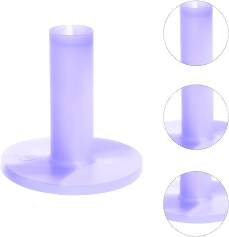DECHOUS 5Pcs Rubber Golf Tees Purple Marble Pattern Stable Ball Holders for Driving Range Practice Mats Lightweight Convenient Golf Ball Tees for Consistent Swing and Accuracy in Saudi Arabia