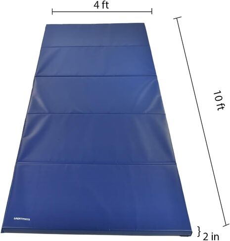 Greatmats Gym Mats 4x10 Ft x 2 Inch, Folding Gymnastics Tumbling and Cheerleading Mat in Saudi Arabia