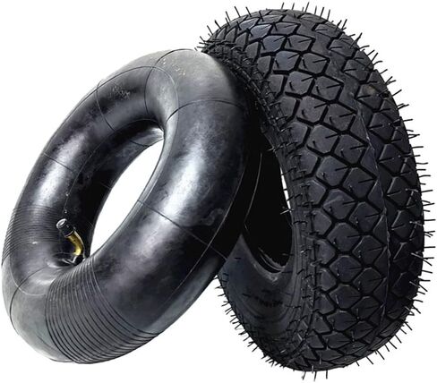 12 Inch 4.00-5 Inner Tube & Outer Tire Set For Elderly Electric Scooter Buggy Quad Bike Replacement Parts For Pneumatic Air Filled Tires,Black in Saudi Arabia