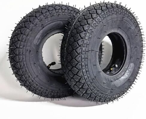 12 Inch 4.00-5 Inner Tube & Outer Tire Set For Elderly Electric Scooter Buggy Quad Bike Replacement Parts For Pneumatic Air Filled Tires,Black in Saudi Arabia