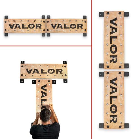 Valor Fitness Climbing Peg Board – Wall Mounted Plywood for Gym, Ninja Training, Cross Training, Rock Climbing & Gymnastics Workout Equipment in Saudi Arabia