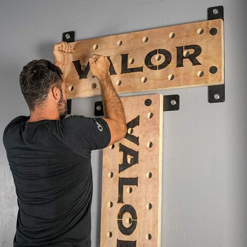 Valor Fitness Climbing Peg Board – Wall Mounted Plywood for Gym, Ninja Training, Cross Training, Rock Climbing & Gymnastics Workout Equipment in Saudi Arabia
