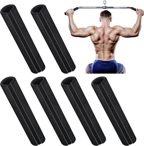 Soulchen 6 Pcs 7 Inches NBR Rubber Foam Handle Grip Anti-Slip Tubing Sleeves Soft Buffer Tube Cover Pad Handle Covers for Fitness Equipment, Tools, Garden Handles in Saudi Arabia