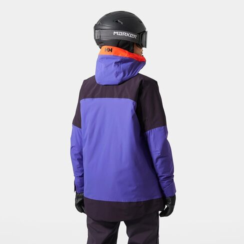 سترة Helly-Hansen Powchaser Asym - سترة تزلج مقاومة للماء للنساء مع تفاصيل نيون، عازل PrimaLoft in Saudi Arabia
