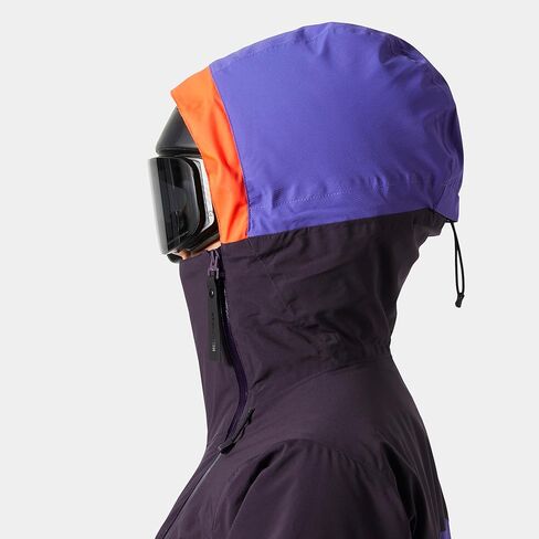 سترة Helly-Hansen Powchaser Asym - سترة تزلج مقاومة للماء للنساء مع تفاصيل نيون، عازل PrimaLoft in Saudi Arabia