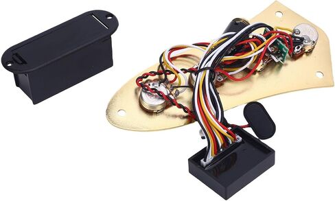 Guitar Bass Preamp Control Plate, 3-Band EQ, Active/Passive Switch, Silver in Saudi Arabia