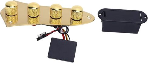Guitar Bass Preamp Control Plate, 3-Band EQ, Active/Passive Switch, Silver in Saudi Arabia