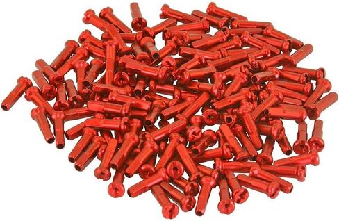Bike Alloy Spokes Nipples/16mm 14g Red Pack of 72 in Saudi Arabia