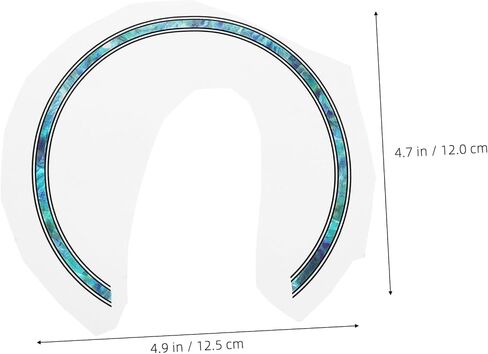VICASKY Guitar Sound Hole Decal Self-Adhesive Color Changing 3D Rosette Sticker for Acoustic Guitar and Ukulele Accessories 3.93 Inch in Saudi Arabia