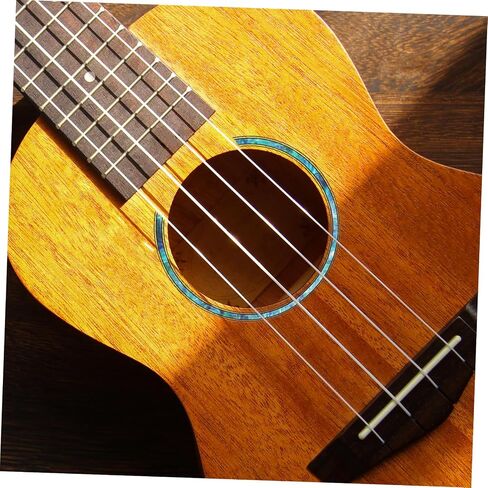 VICASKY Guitar Sound Hole Decal Self-Adhesive Color Changing 3D Rosette Sticker for Acoustic Guitar and Ukulele Accessories 3.93 Inch in Saudi Arabia