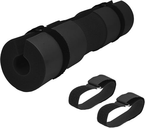 وسادة Garvee Barbell Pad، وسادة دفع الورك لتدريب الساق، وسادة القرفصاء السميكة غير القابلة للانزلاق لدعم الغلوت وحماية الرقبة والكتف مع شريطين، تناسب جميع أجهزة الحديد الأولمبية وآلات سميث in Kuwait