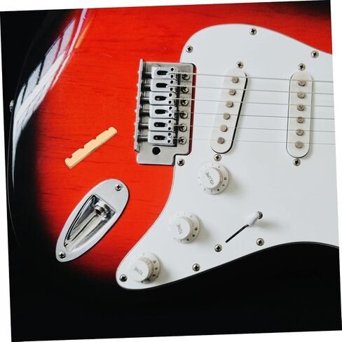 Kisangel Bass Guitar Nut ملحق استبدال الجوز المسطح للباس الكهربائي سهل التركيب وتحسين جودة الصوت in Saudi Arabia