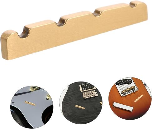 Bass Nut for Electric Bass Guitar Repair Flat Bottom Nut Parts Comfortable Playing Experience in Saudi Arabia