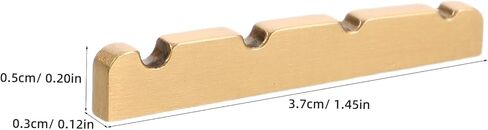 Toyvian 4 String Bass Pillow Bass Guitar Nut Accessories Bass Guitar Nut Tool Guitar Nut Parts Flat Bottom Nut Repair Electric Bass Nut Repair Flat Bottom Guitar Nut Light Brown Plastic in Saudi Arabia