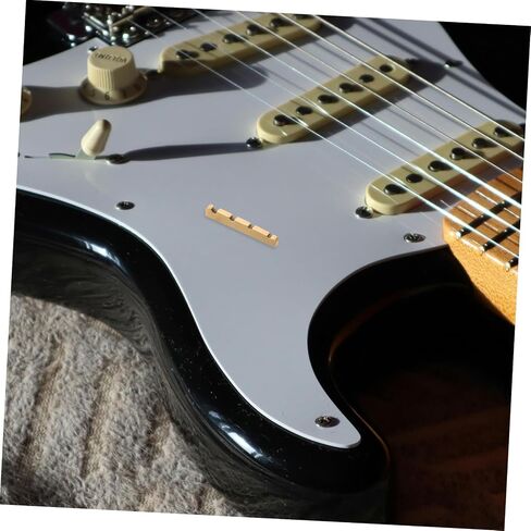 Toyvian 4 String Bass Pillow Bass Guitar Nut Accessories Bass Guitar Nut Tool Guitar Nut Parts Flat Bottom Nut Repair Electric Bass Nut Repair Flat Bottom Guitar Nut Light Brown Plastic in Saudi Arabia