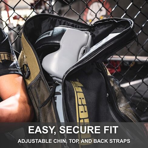 غطاء رأس للملاكمة من TIGEAR Slate Pro-Style | أغطية رأس MMA مفتوحة الوجه للسجال والمواي تاي والكيك بوكسينغ والفنون القتالية | خفيف الوزن، أقصى قدر من الرؤية، بطانة ماصة للرطوبة in Kuwait