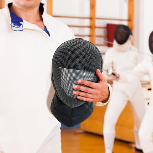 Fencing Helmet Comfortable Breathable for Sparring, Kendo, Sports Accessories, Stabproof Face Cover Gear in Kuwait