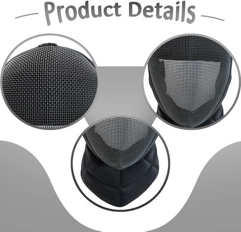 Fencing Helmet Comfortable Breathable for Sparring, Kendo, Sports Accessories, Stabproof Face Cover Gear in Kuwait